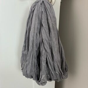 Elegant Silver Women's Scarf